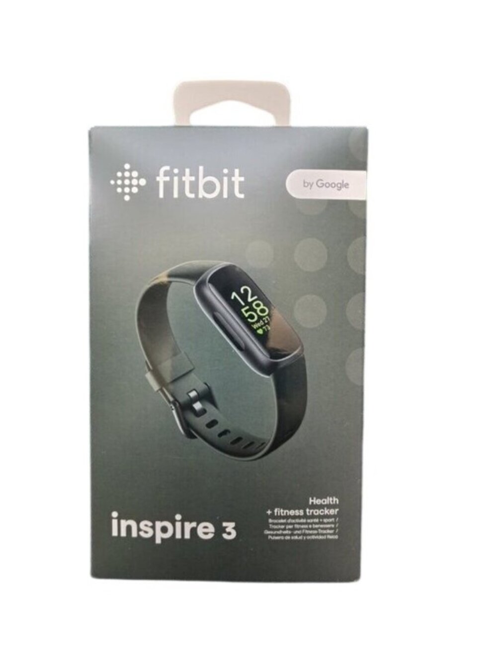 Fitbit Inspire 3 GPS Water Resistant Activity Tracker Black NEW OPEN BOX